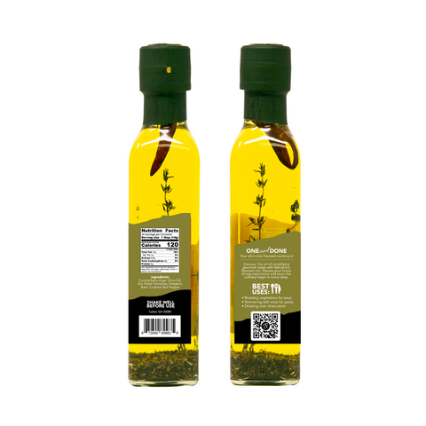 Basil & Sun Dried Tomato Oil 8.1 oz